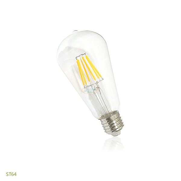6W E27 LED钨丝灯泡，LED爱迪生灯泡